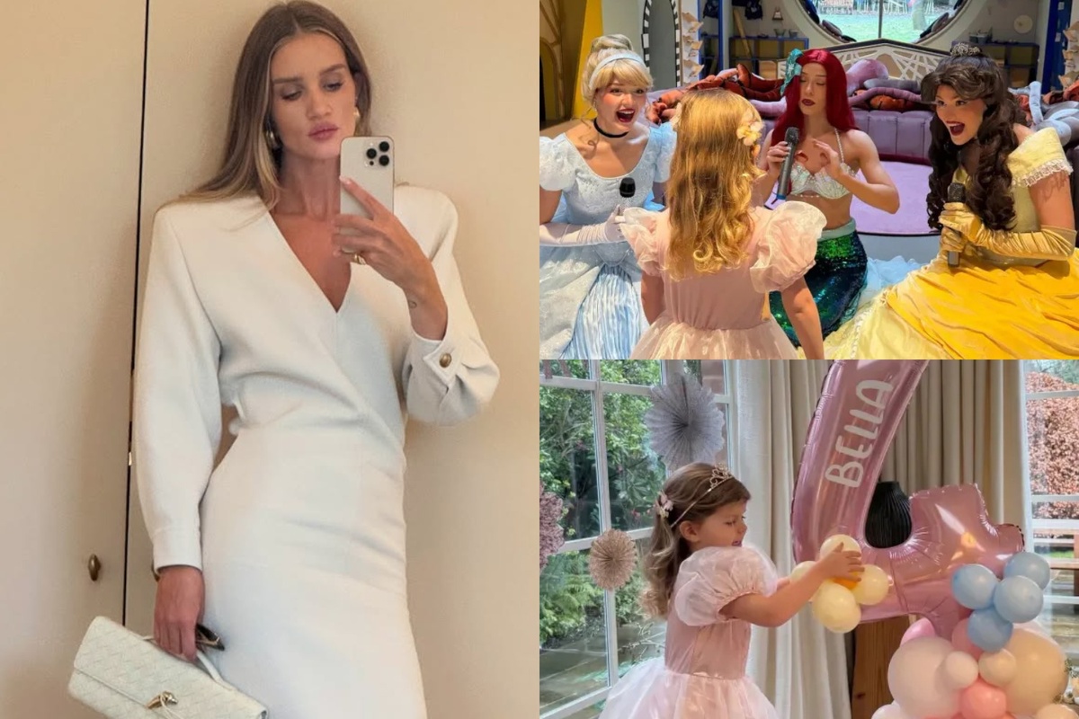 Рози Хантингтон-Уайтли с дочкой Изабеллой