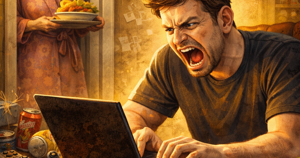 Он жалуется на женщин, но живёт с мамой