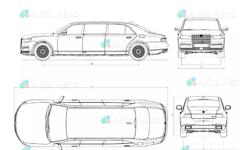 Aurus Senat Limousine📷
