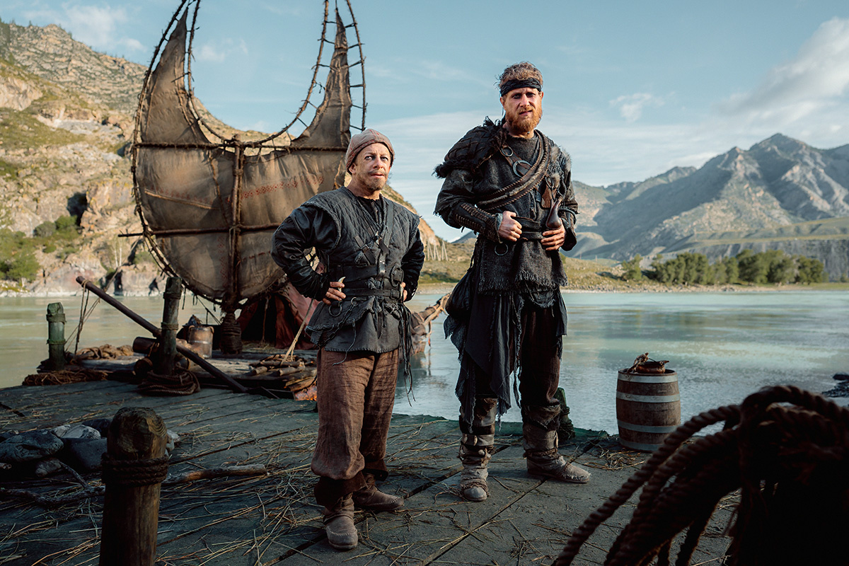 «Атмосфера кино»📷Фото со съемок фильма «Последний богатырь. Колобок»