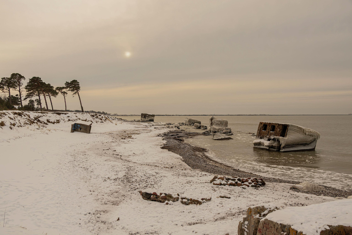 Побережье Балтийского моря в Лиепае © Public domain / Liepāja fotogrāfijās