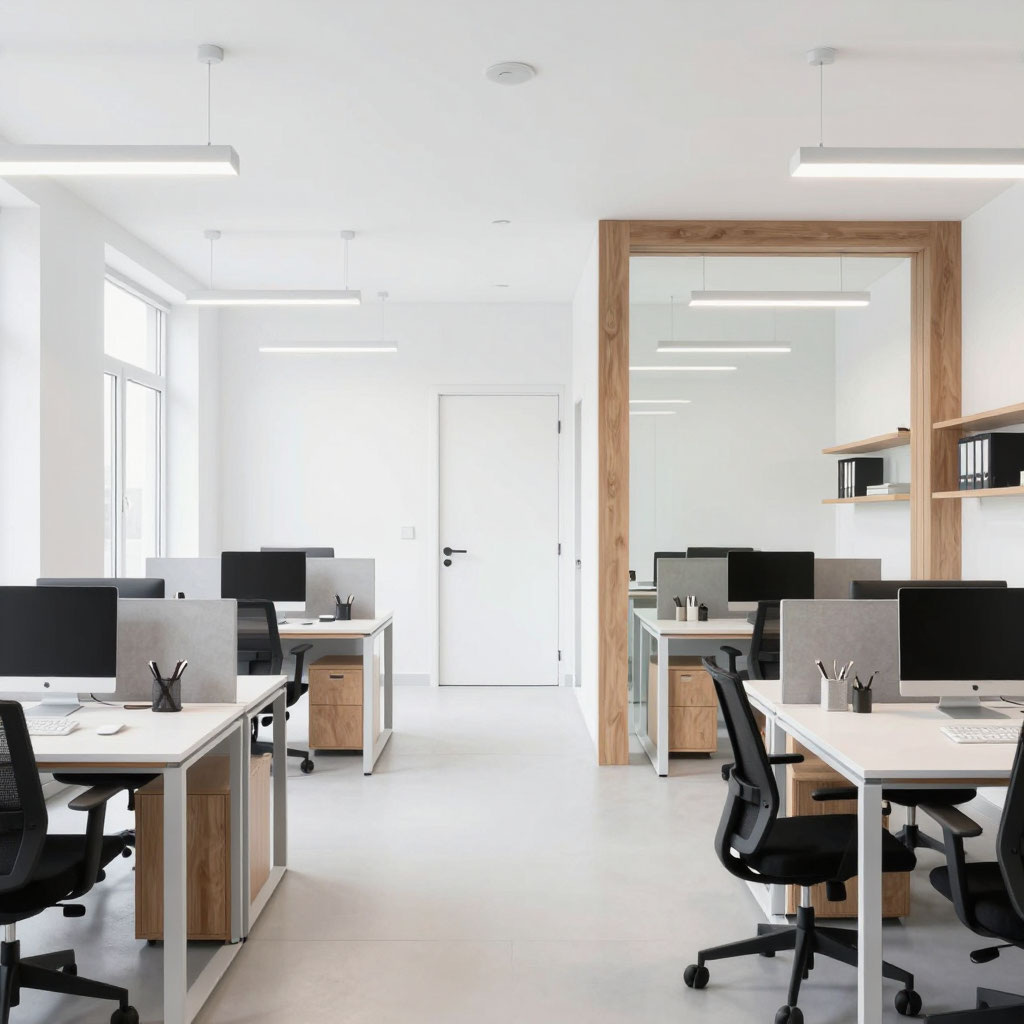 Освещение в офисе