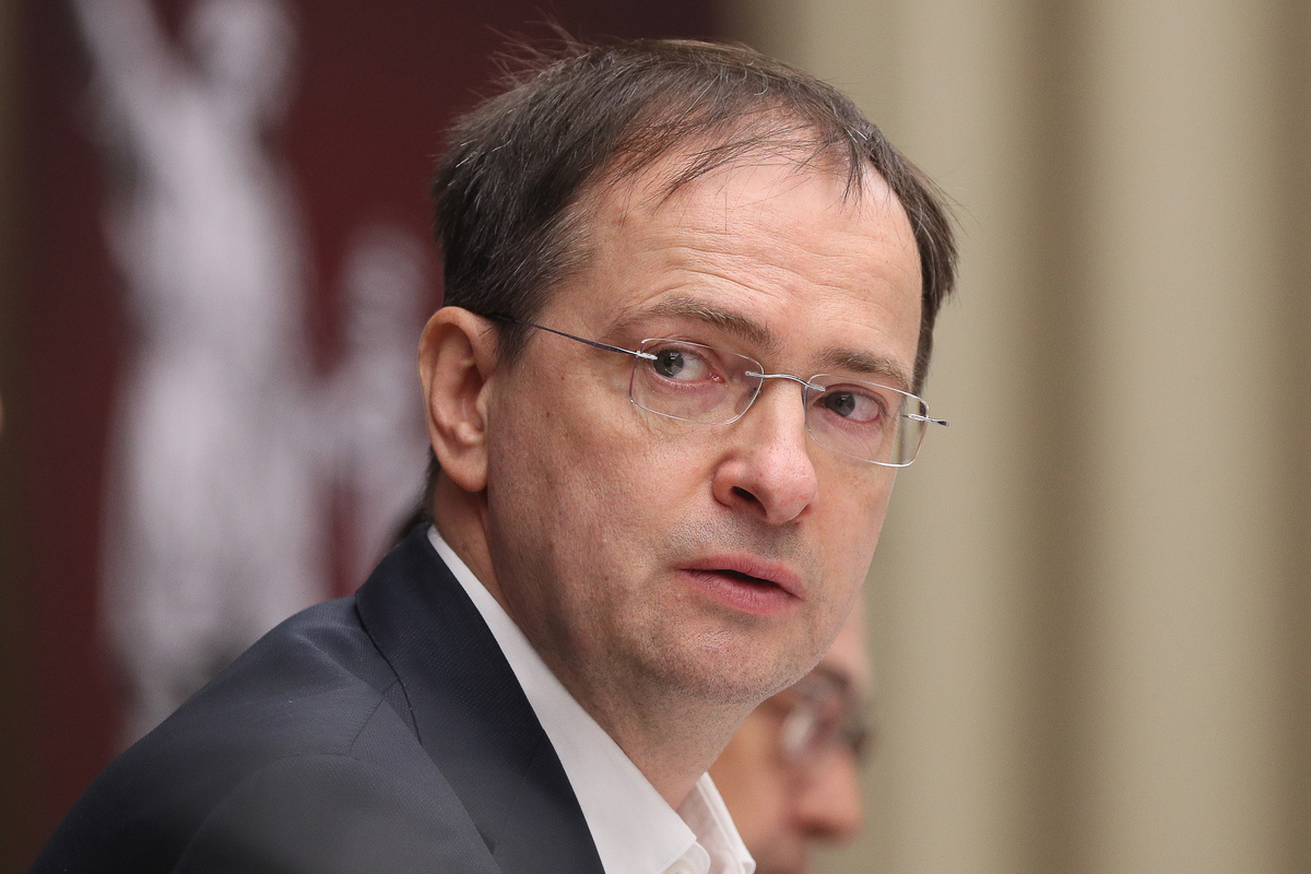    Помощник президента РФ Владимир Мединский  Александр Щербак/ТАСС