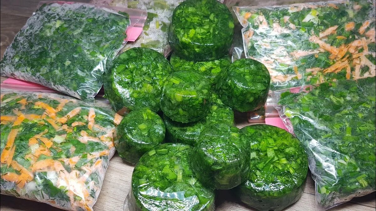 заморозка щавеля