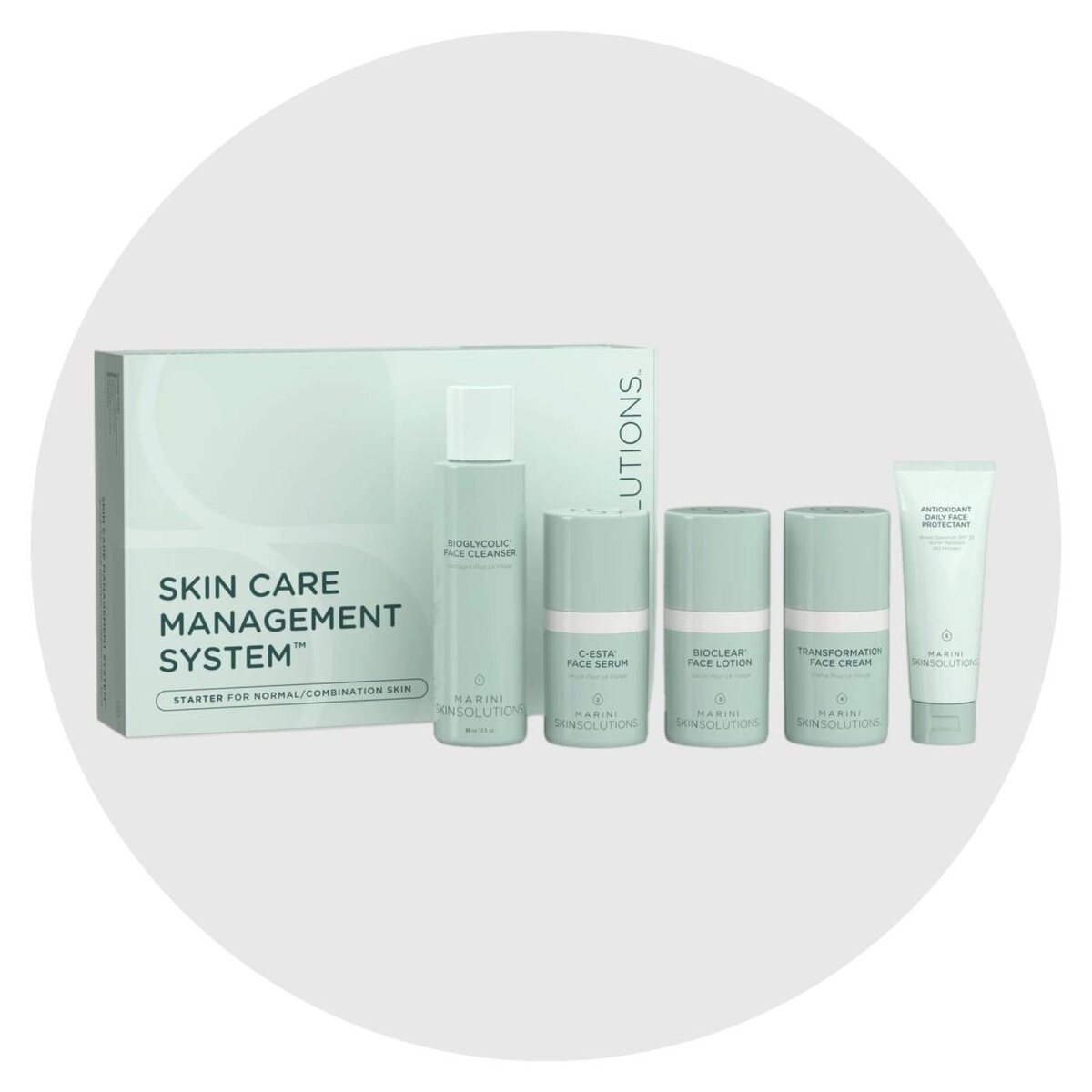     Система ухода для нормальной и комбинированной кожи с SPF33 Marini SkinSolutions