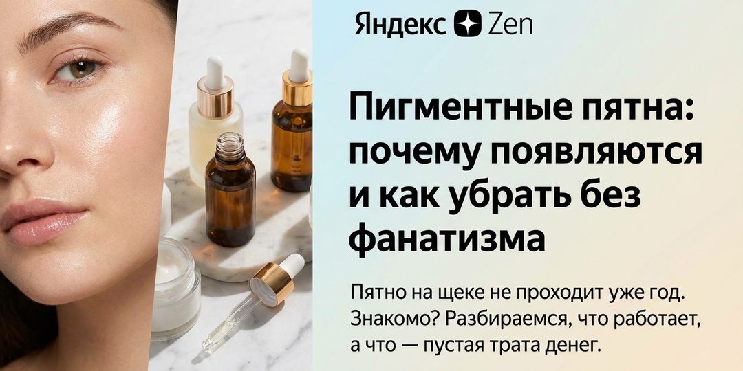 Пигментные пятна: почему появляются и как убрать без фанатизма