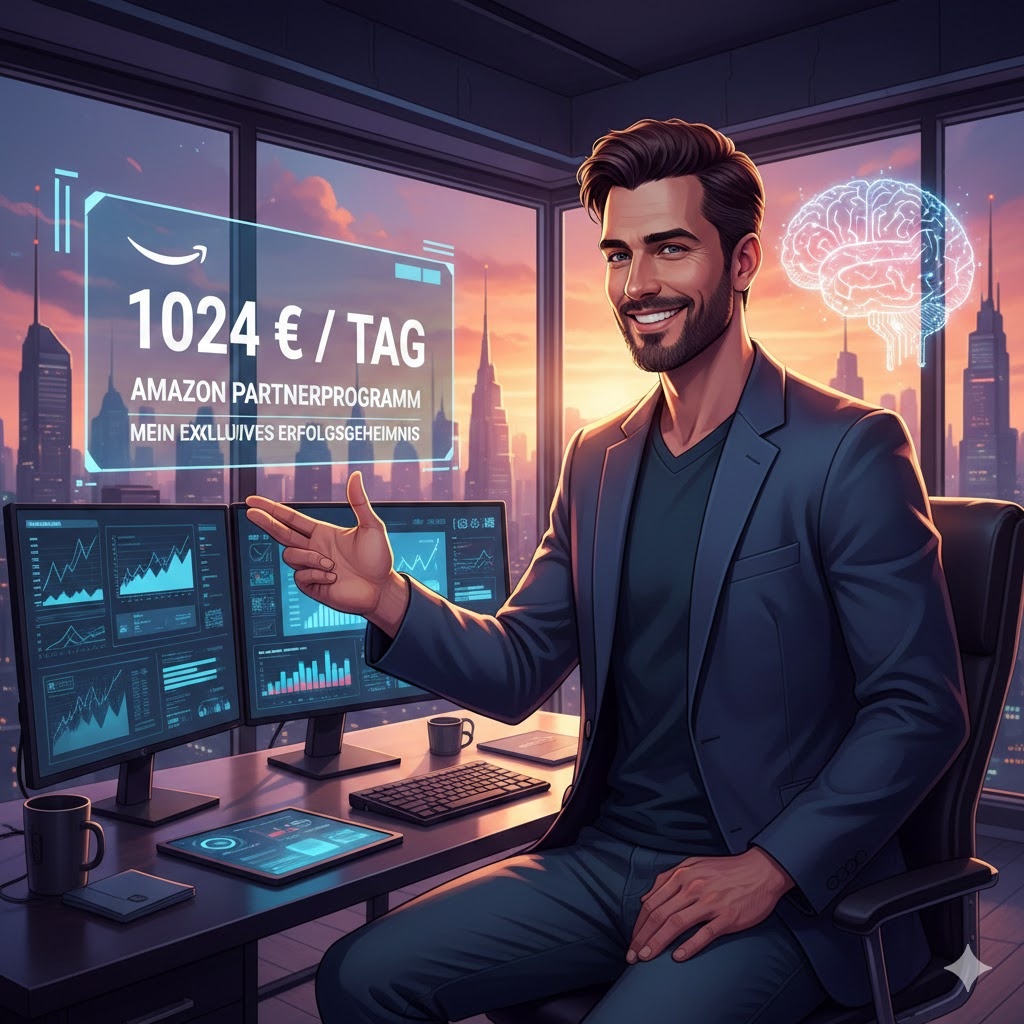 So verdiene ich 1024 € pro Tag mit dem Amazon Partnerprogramm – Mein exklusives Erfolgsgeheimnis