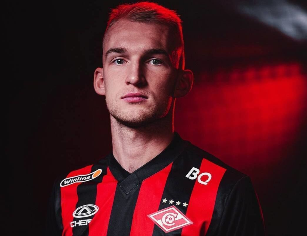 Правый защитник московского "Спартака" Даниил Денисов. Фото из интернета.