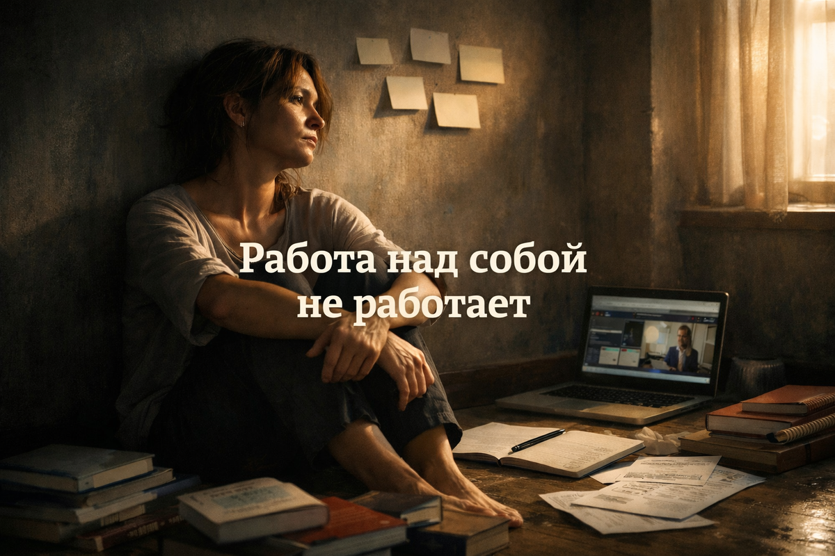 Пытался чинить себя, вместо того чтобы слышать себя.