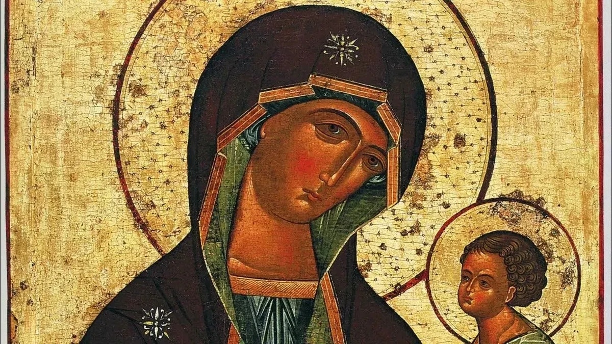 Грузинская икона Божией матери- точный список грузинского оригинала, прославившийся исцелениями.