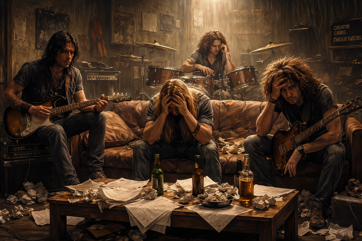 Творческий кризис. Иллюстрация