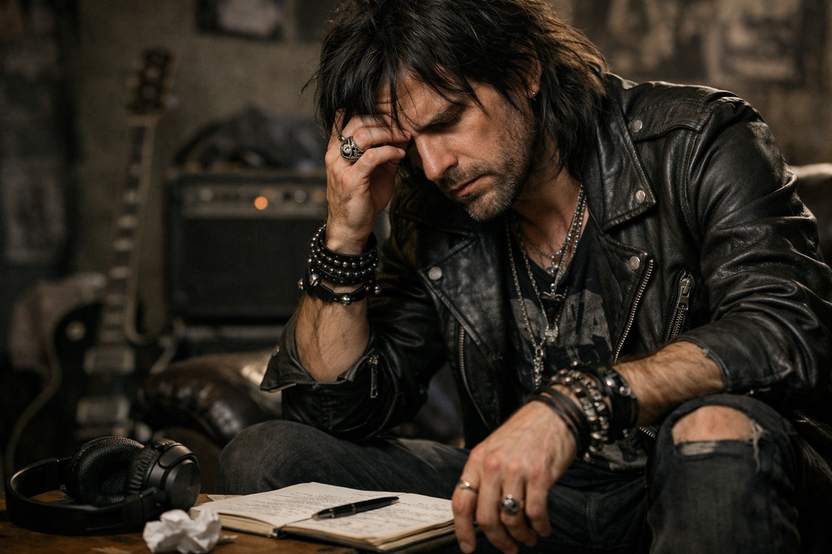 Одинокий музыкант. Иллюстрация