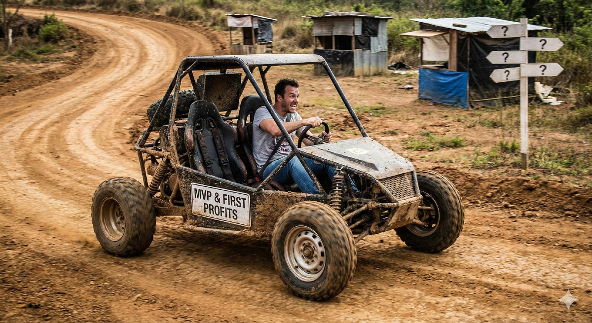 так NanoBanana видит бизнес под руководством предпринимателя в одном лице...