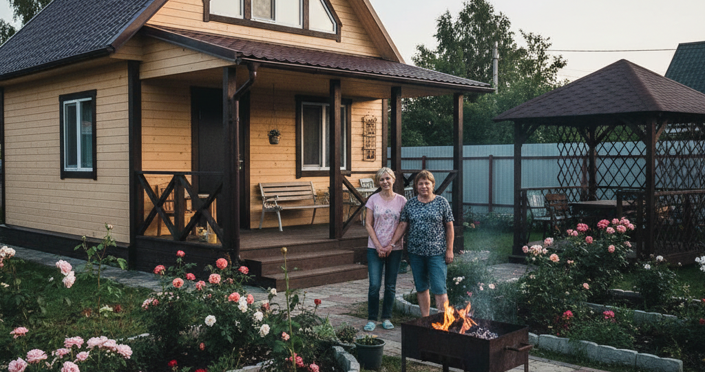 Поставили с мужем дом на месте бытовки, пригласили родню на шашлыки. Больше я их на порог не пущу