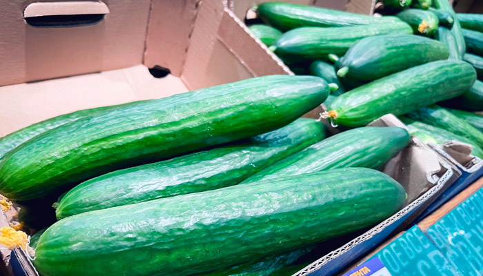 Огурцы к февралю подскочили в цене, да так, что у покупателей глаза на лоб полезли. Фото: Антон Засимов, 1MI