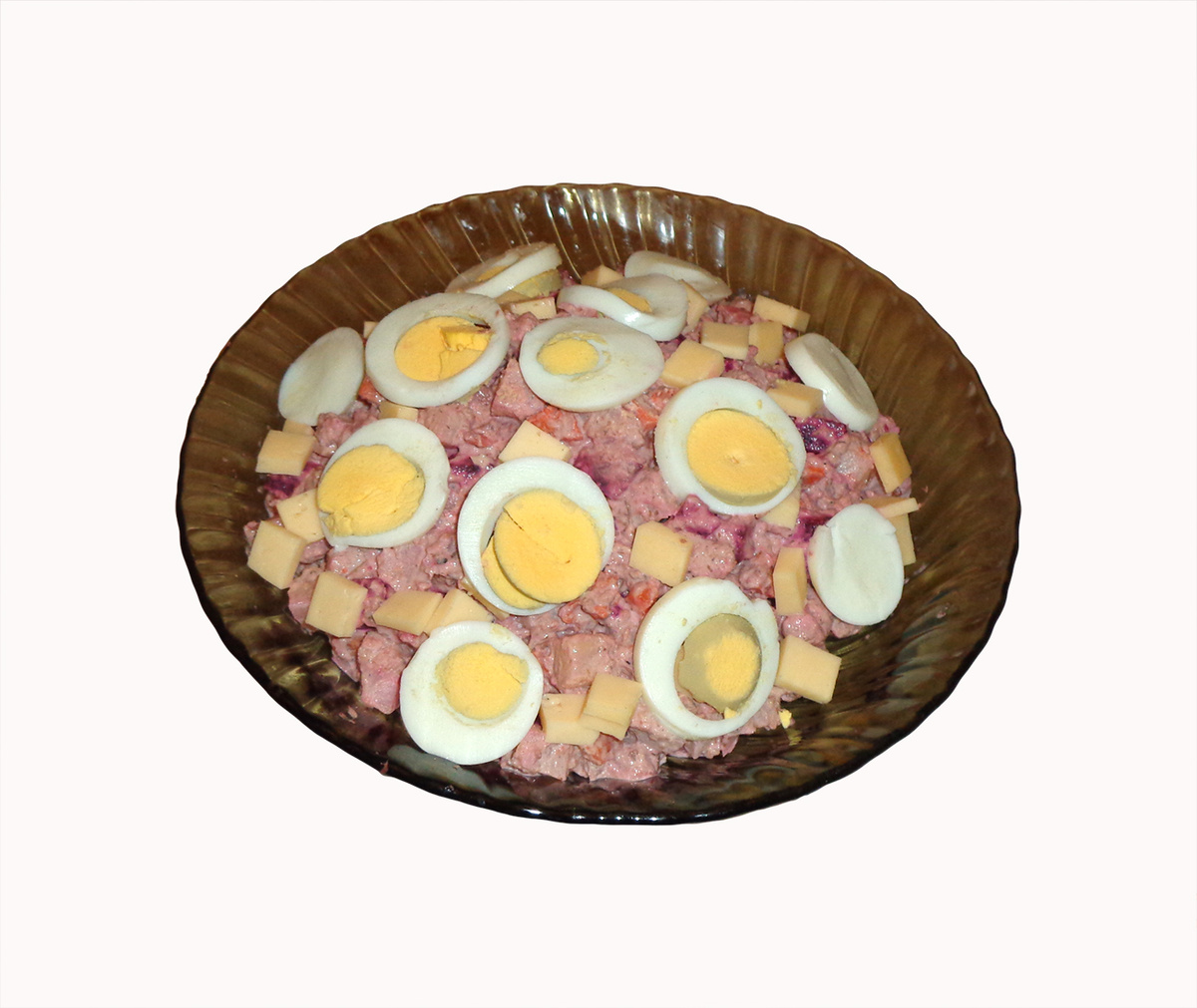 Вот такой интересный салатик получится (фото автора)