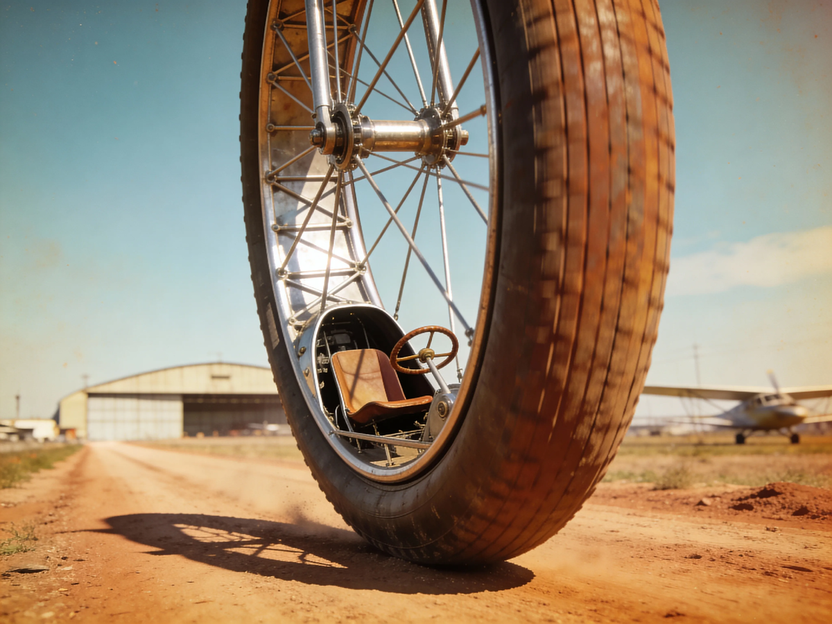 Гигантское колесо и крошечная кабина внутри — готовый памятник инженерной смелости, потерпевшей поражение от здравого смысла. Иногда, чтобы нащупать границу возможного, нужно создать нечто абсолютно невозможное.