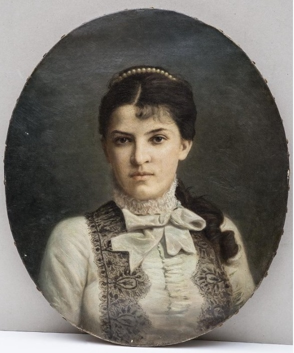 Портрет Марии Гавриловны Савиной. 1870-е годы. Неизвестный художник