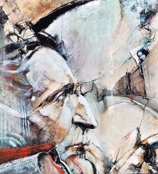    Иосиф Бродский смотрит на Санкт-Петербург, который вынужден был покинуть и никогда не вернуться. / Фото: Елена Шурлапова