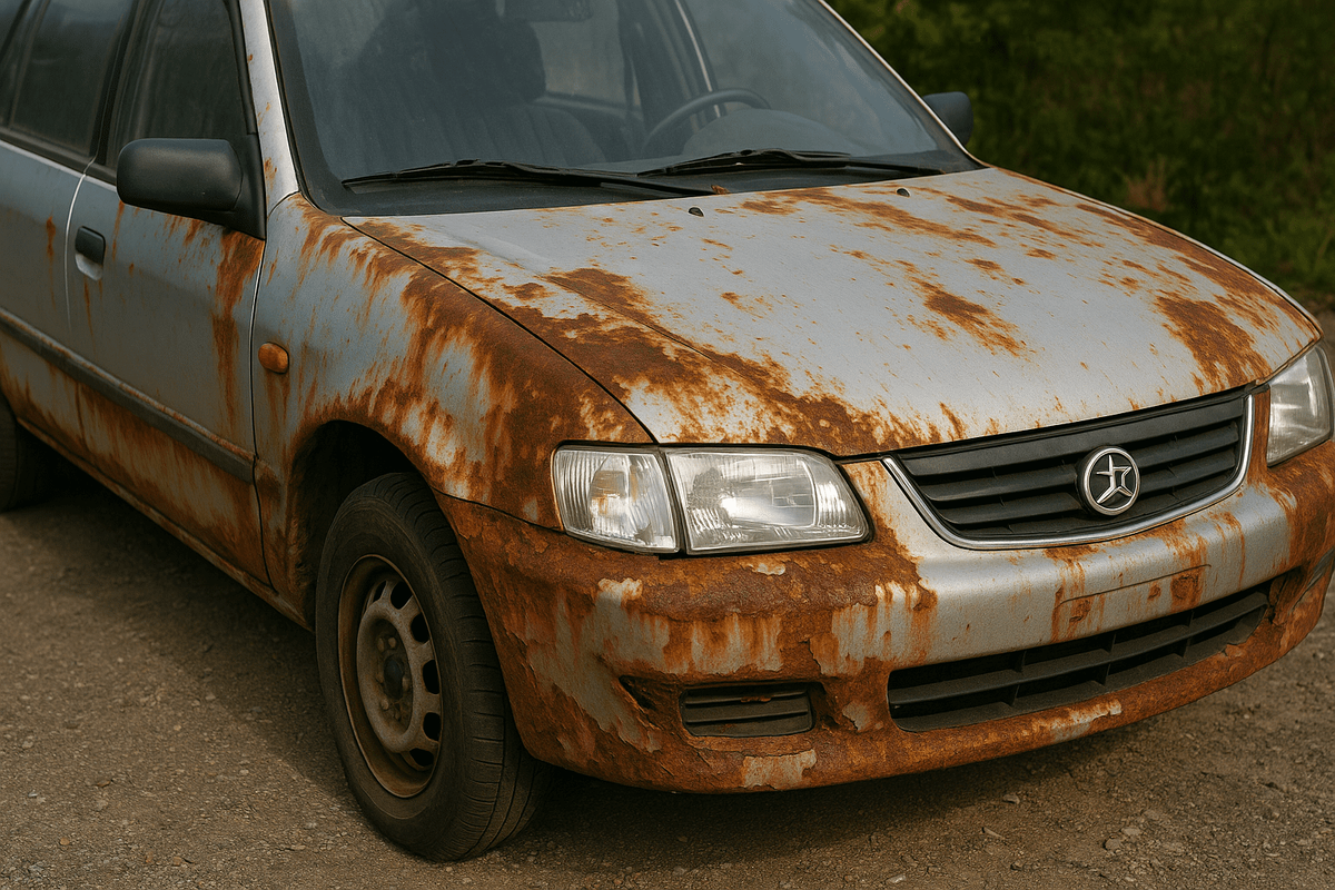 Как ржавеют китайские автомобили