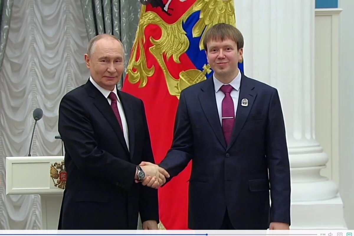    Уроженец Сарова Владислав Кибкало стал лауреатом премии Президента России