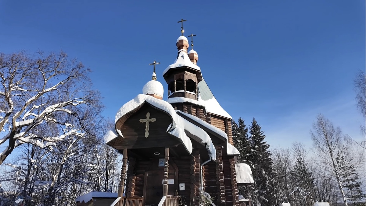 Современный храм Бориса и Глеба, построенный в 2001 году.