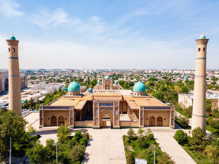    Ансамбль Хаст-Имам, религиозный комплекс в Ташкенте. Источник фото: National PR-centre of Uzbekistan.