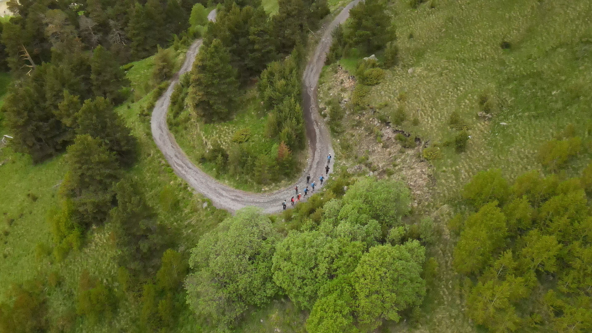 День 2 - Восхождение на Эльбрус - вид с дрона