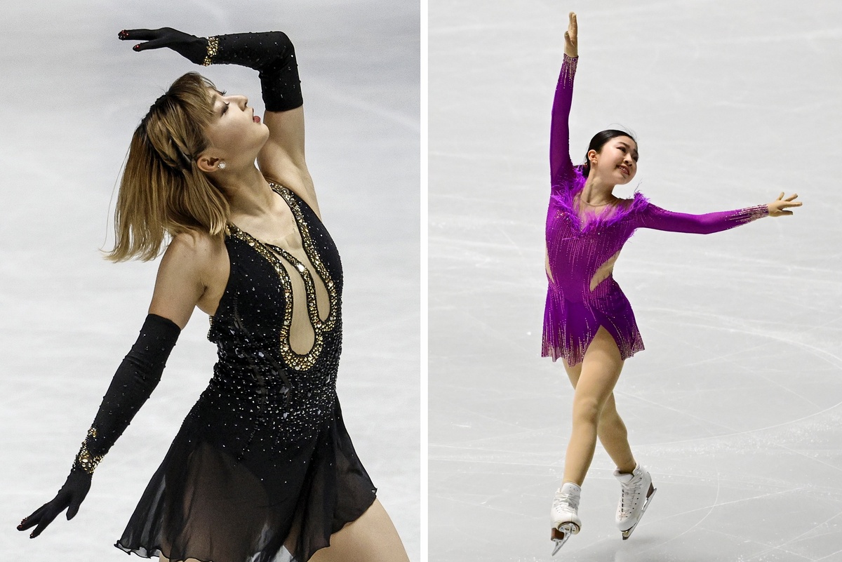    Каори Сакамото и Мона Тибэ. / Фото: EPA/ ТАСС, GettyImages