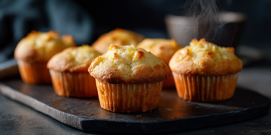 Маффины в аэрогриле: лимонные, с ровной корочкой сверху