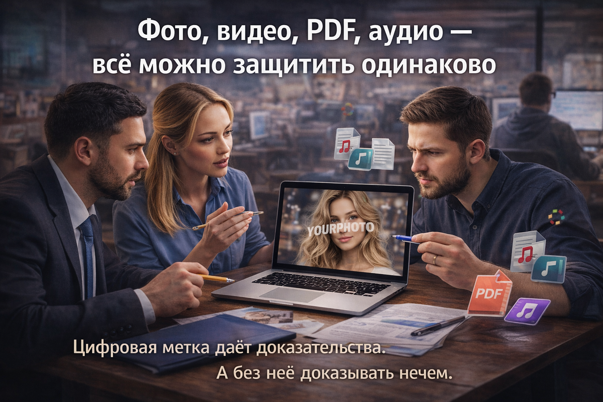 Цифровая метка дает докозательства.