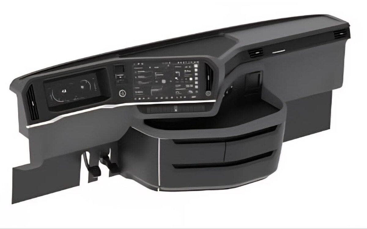   Передняя панель  KaмАЗа К6