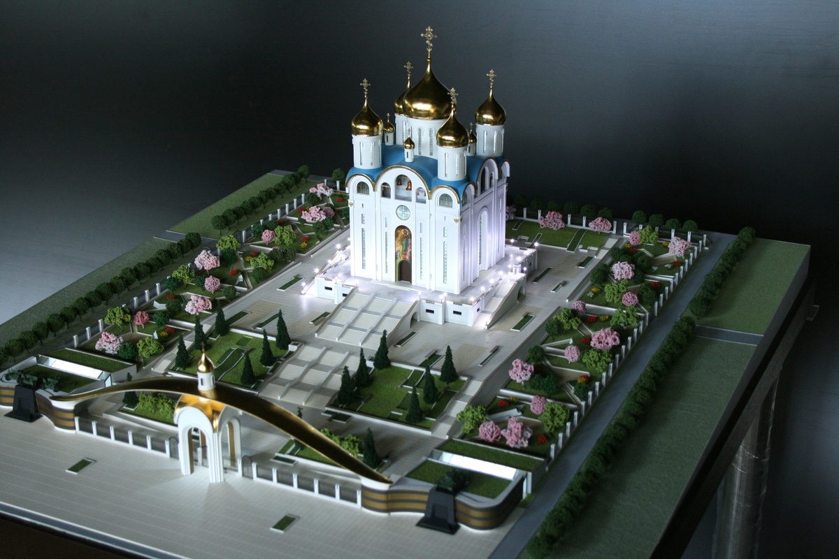 макет святотроицкого собора   archmaket.ru.
