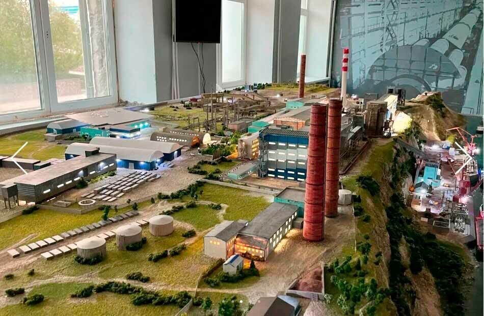 макет завода  maket-modeli.ru.