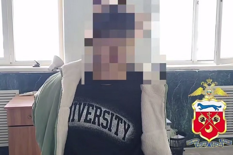    Виктор* не смог дать пояснений. Фото: скриншот с видео УМВД России по Оренбургской области