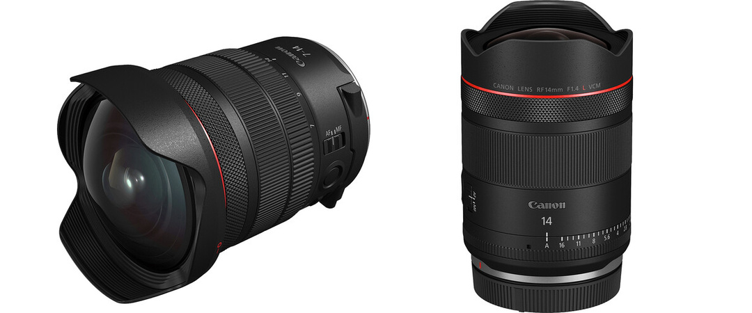 Сверхширики от Canon RF 7-14mm F/2.8-3.5L FishEye STM и 14mm F/1.4L VCM.