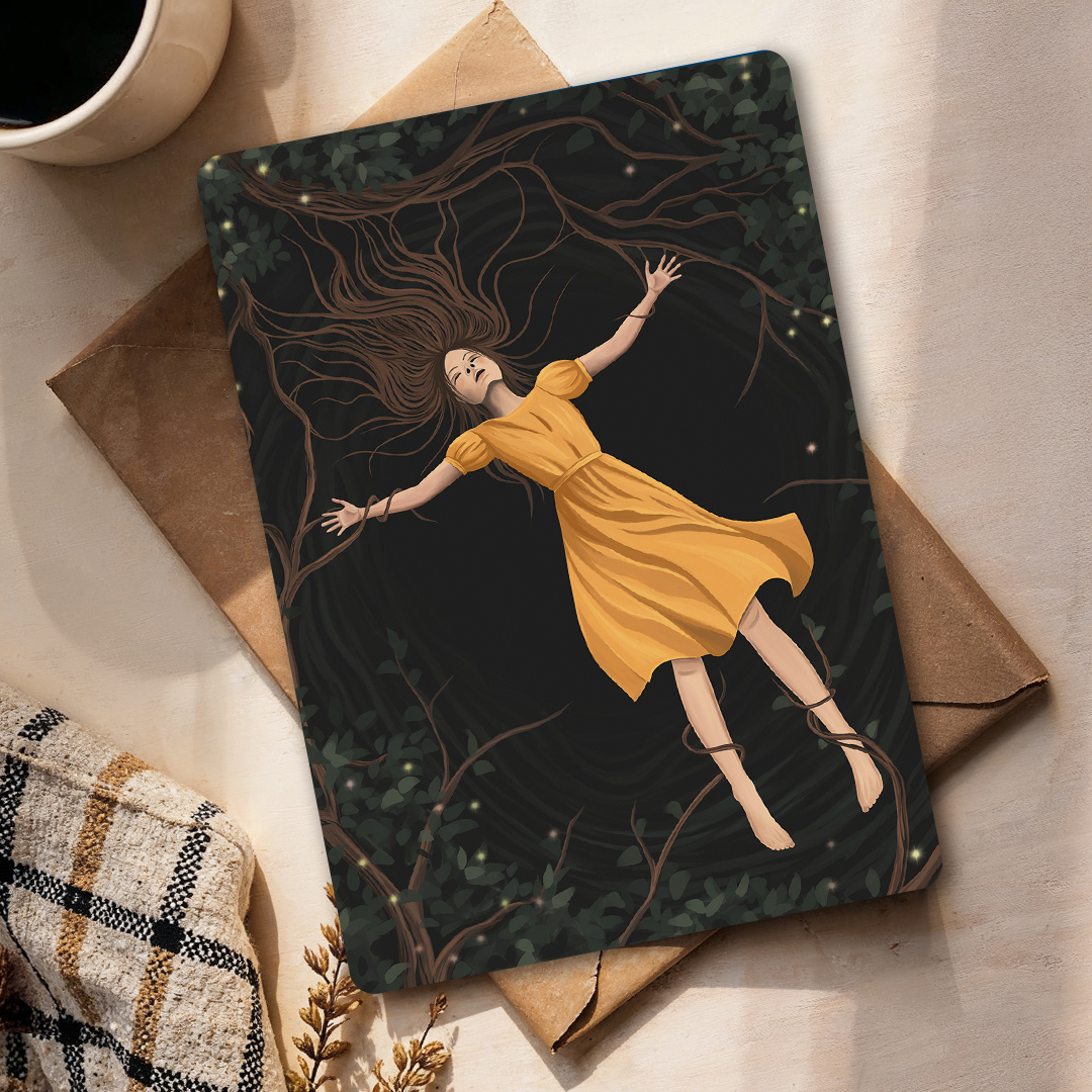 Метафорическая карта из колоды "Паутина страхов" от AURAMAC. Автор иллюстрации - Евгения Кузнецова.