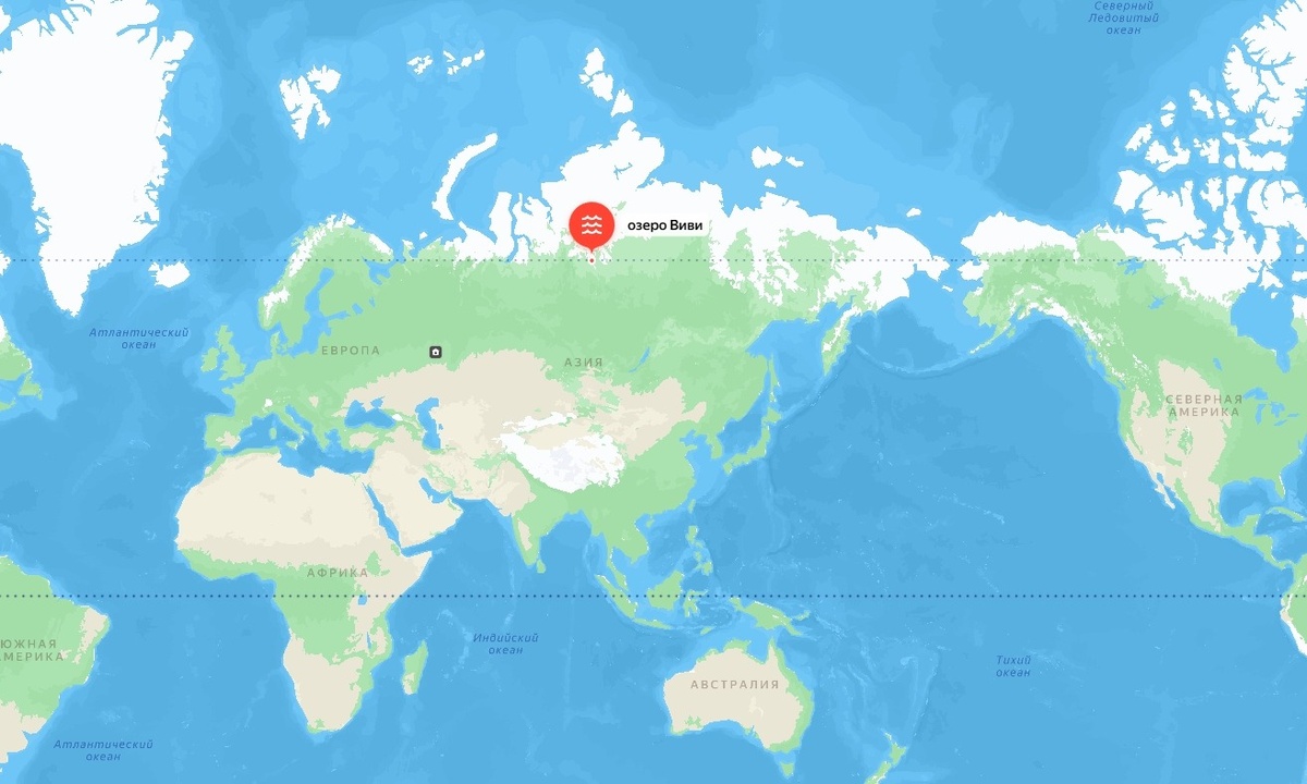    Озеро Виви на Яндекс.Картах
