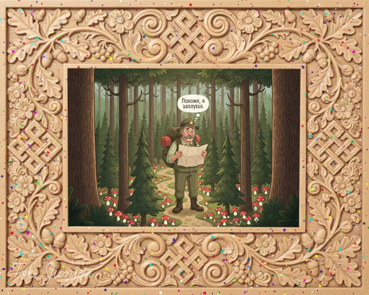 Ёлки, мухоморы, ёлки, мухоморы, ёлки..... 