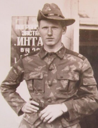 Военнослужащий ПВ КГБ СССР И. Кудрявцев
