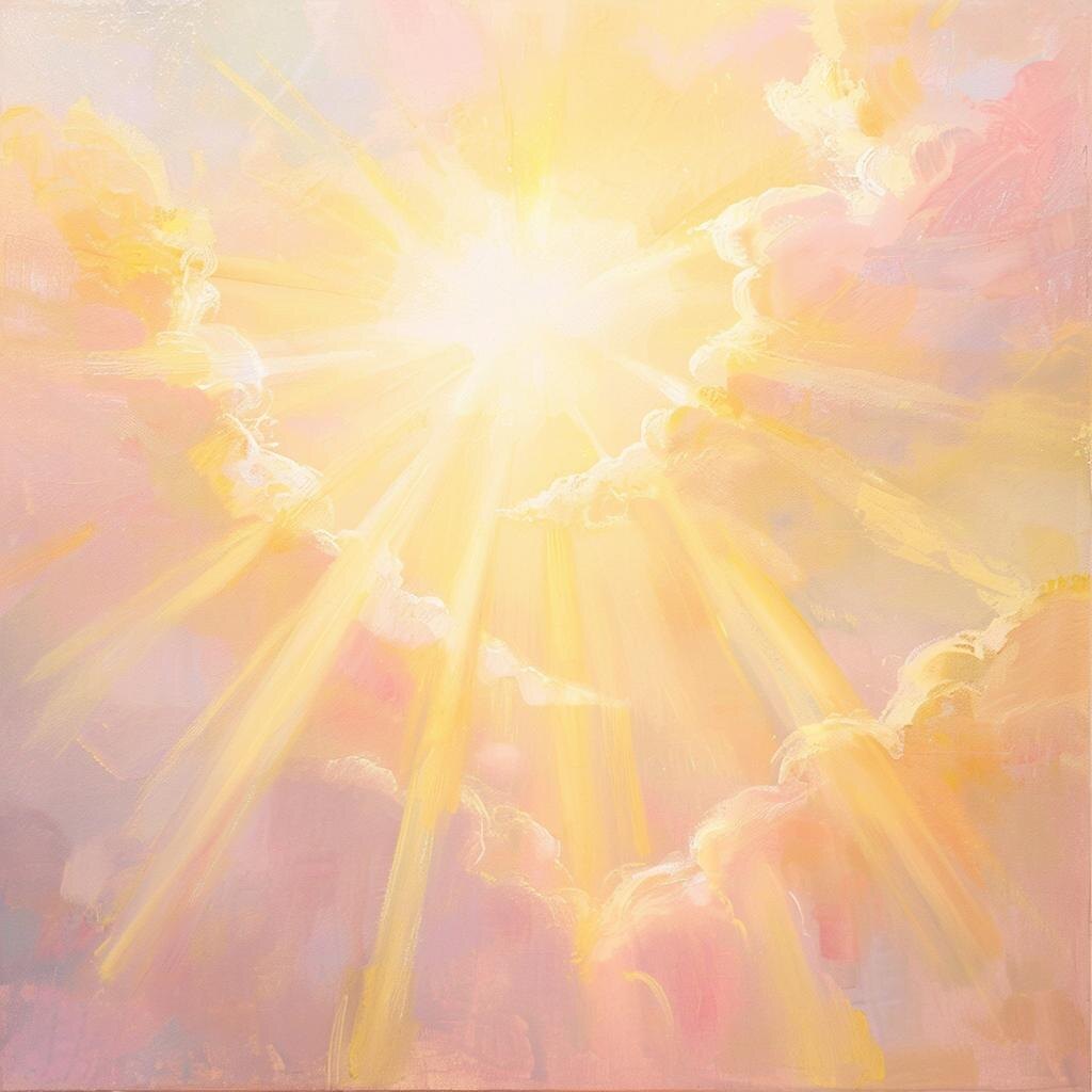 Картинка сгенерирована Гигачат по запросу "Свет, добро и любовь" 