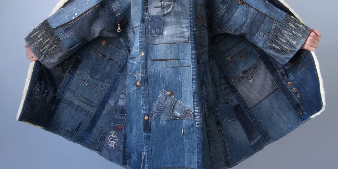 Куртки, плащи и пальто из старых джинсов: новая жизнь денима
