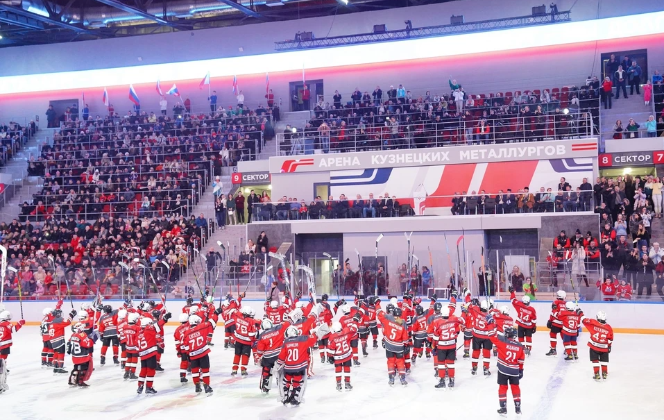 Дворец спорта кузнецких металлургов в Новокузнецке. Фото: vk.com/metallurgnk.