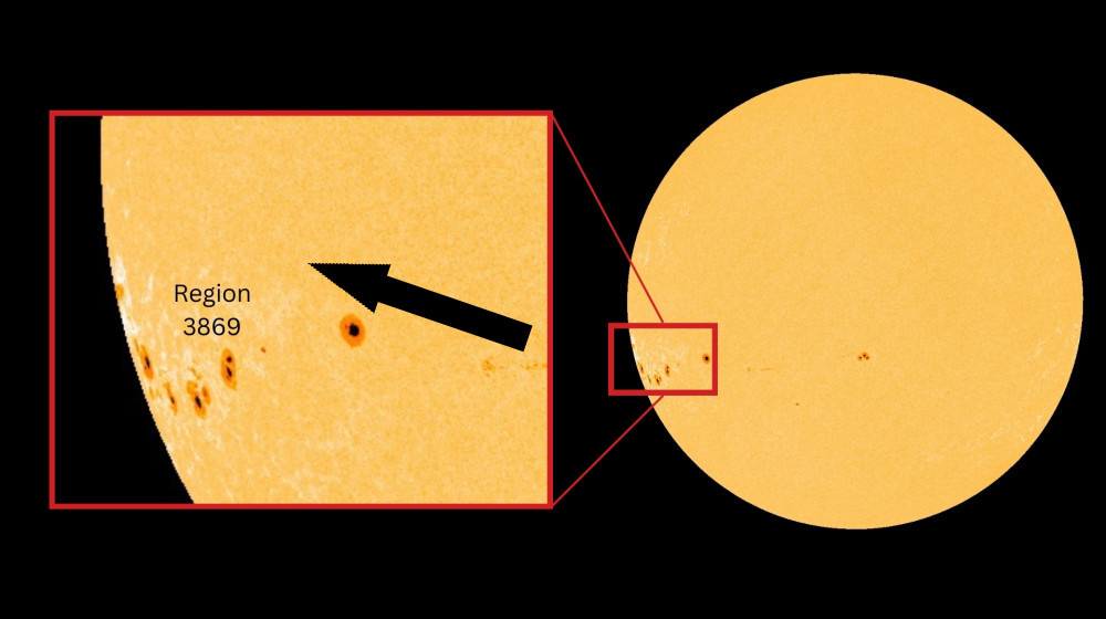    Солнечное чудовище растет с космической скоростью и нацелено прямо на нас