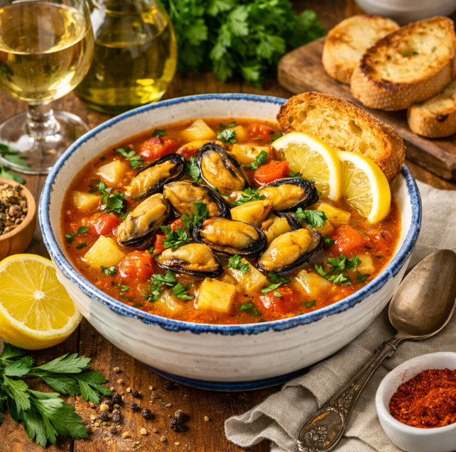 Суп из мидий рецепты от Дарики