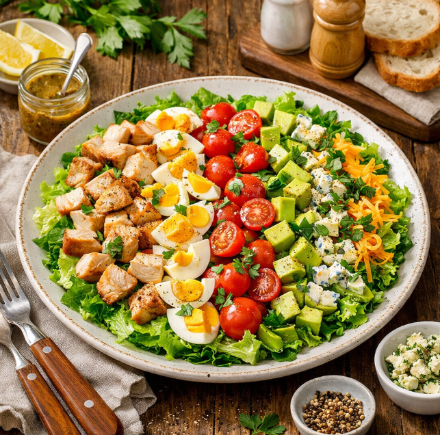 Кобб-салат — сытное и яркое блюдо рецепты от Дарики