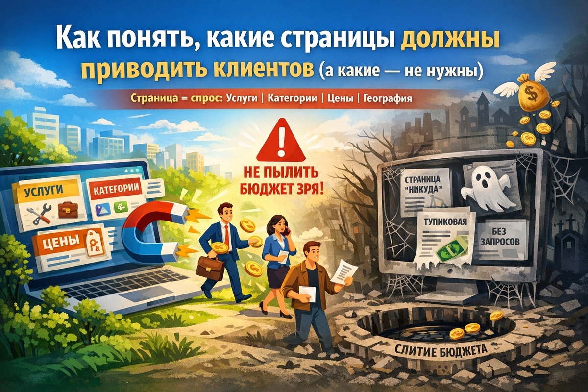 Как понять, какие страницы должны приводить клиентов