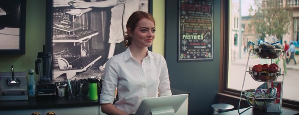 Мия Долан (в исполнении Эммы Стоун) | скриншот из фильма