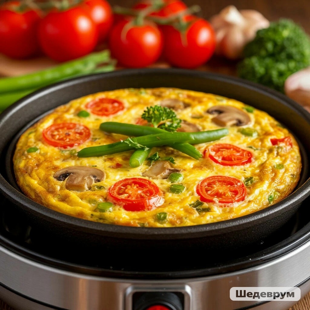 Омлет с овощами