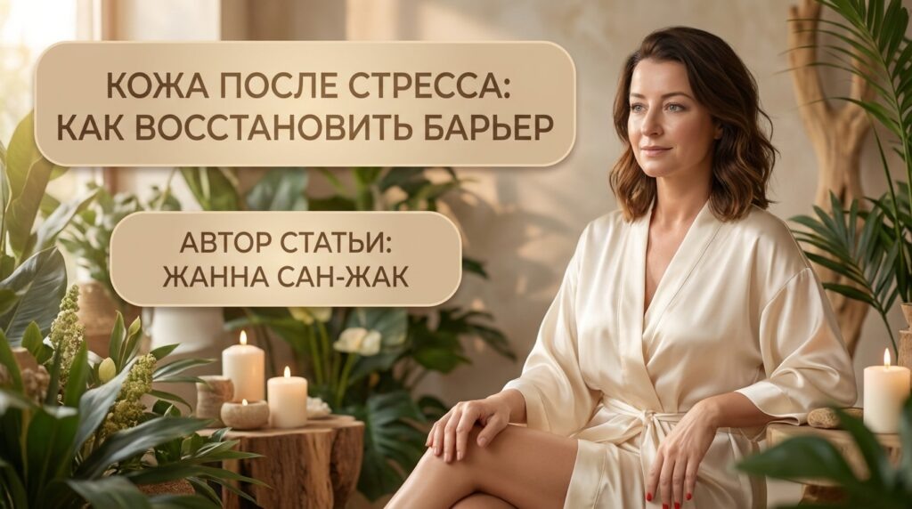    Кожа после стресса: как восстановить барьер. Узнайте, как современные активы и клинические формулы помогают коже выглядеть моложе с JAQ SKIN. Жанна Сан-Жак